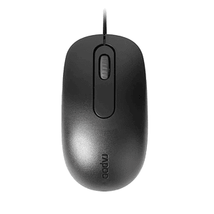 Rapoo N200 Raton USB - 3 Botones - 1600 DPI - Plug & Play - Color Negro