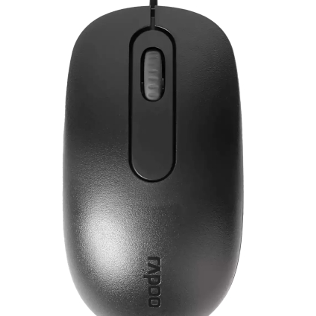Rapoo N200 Raton USB - 3 Botones - 1600 DPI - Plug & Play - Color Negro 1