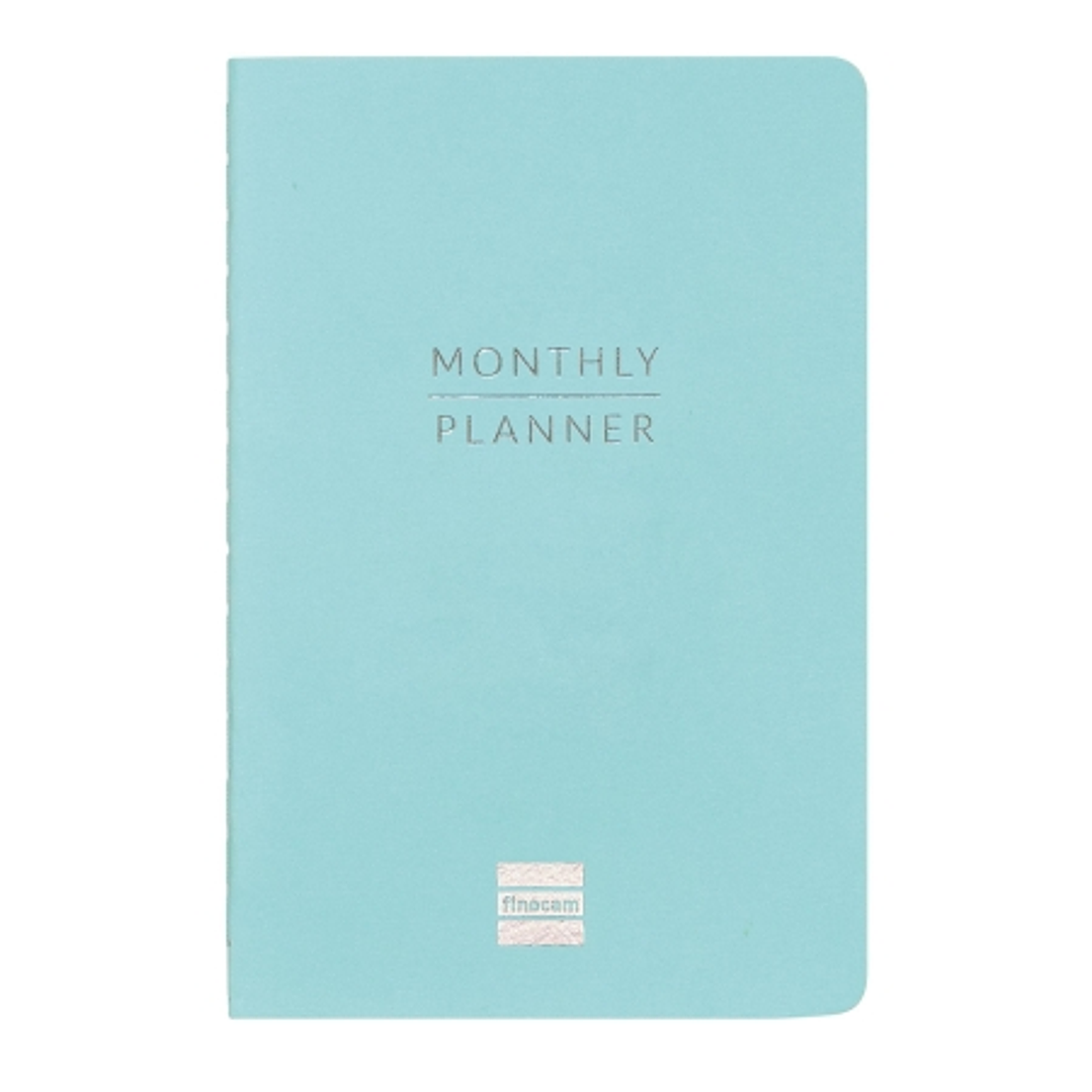 Finocam Haiku Planificador sin Fechar - Internacional - Mes Vista - Formato M3 - 100x150mm - Papel de 95g/m2 - Hojas con Punteado - 16 Meses - Color A 1