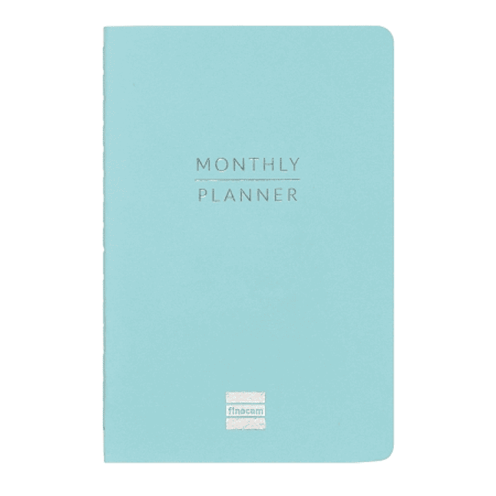 Finocam Haiku Planificador sin Fechar - Internacional - Mes Vista - Formato M3 - 100x150mm - Papel de 95g/m2 - Hojas con Punteado - 16 Meses - Color A 1