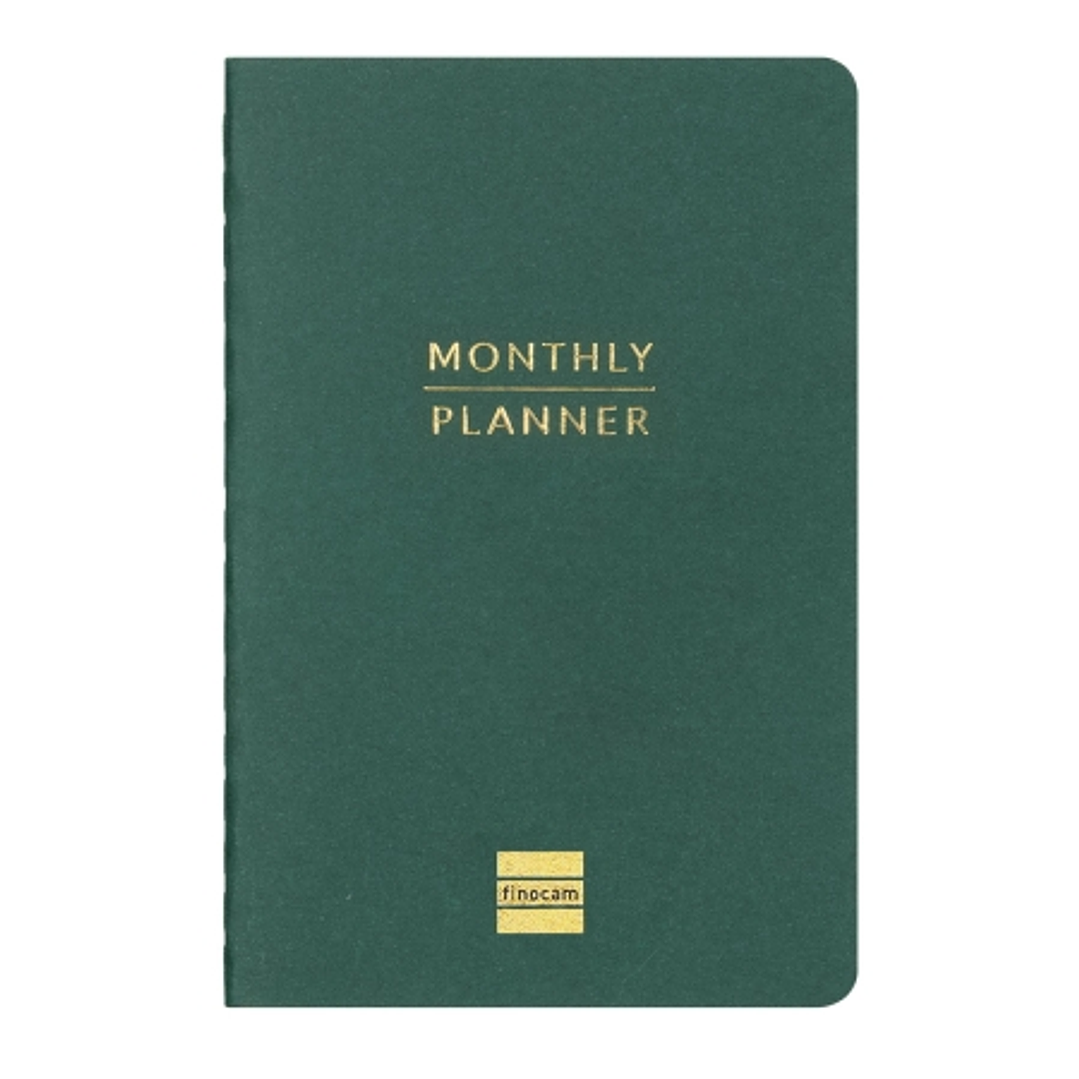 Finocam Haiku Planificador sin Fechar - Internacional - Mes Vista - Formato M3 - 100x150mm - Papel de 95g/m2 - Hojas con Punteado - 16 Meses - Color V 1