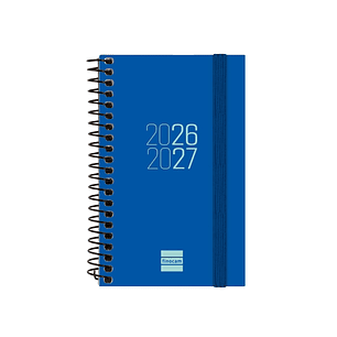 Finocam Espir Agenda Escolar 26/27 en Catalan - Semana Vista Horizontal - Formato E3 - 79x127mm - Tapas de Polipropileno - Papel de 80g/m2 - Espiral -