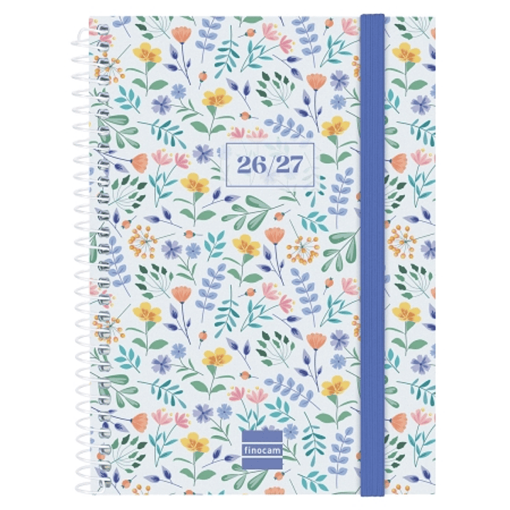 Finocam Secundaria Agenda Escolar 26/27 en Catalan - Semana Vista Horizontal - Formato 8º - 120x164mm - Tapas de Polipropileno - Papel de 80g/m2 - Esp 1