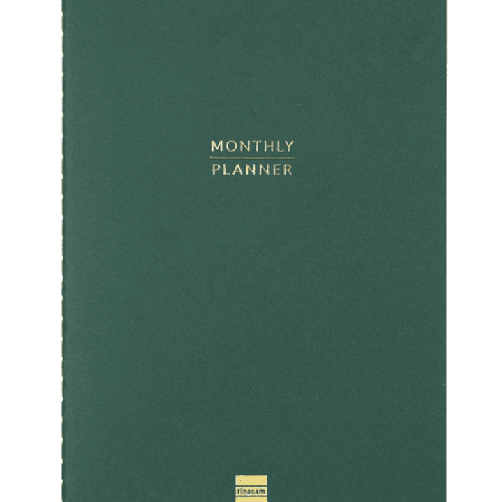 Finocam Haiku Planificador sin Fechar - Internacional - Mes Vista - Formato Y11 - 165x240mm - Papel de 95g/m2 - Hojas con Punteado - 16 Meses - Color  1