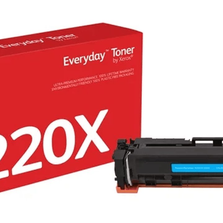 Xerox Everyday HP W2201X/W2201A Cyan Cartucho de Toner Generico - Reemplaza 220X/220A 1