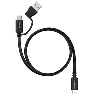 Nanocable Cable USB-C+USB-A/USB-C 3.2 GEN2 2 M