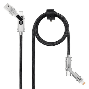 Nanocable Cable USB-C+USB-A/M LIGHTNING+USB-C/M 1M