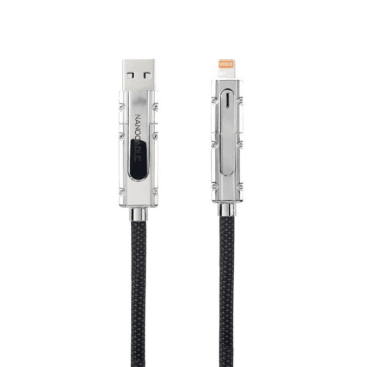 Nanocable Cable USB-C+USB-A/M LIGHTNING+USB-C/M 2M 1