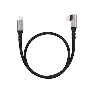 Nanocable Cable USB-C 3.2 GEN2 Acodado 100W 1 M