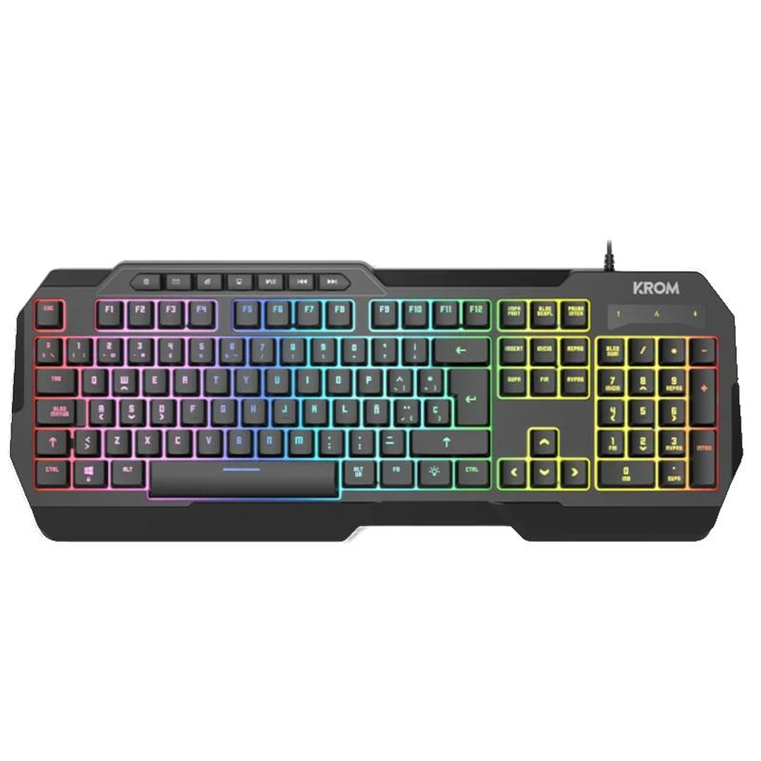 KROM KENTA PC Combo Gaming 4 en 1 RGB Negro 2