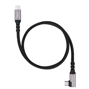 Nanocable Cable USB-C 3.2 GEN2 Acodado 100W 0.5 M