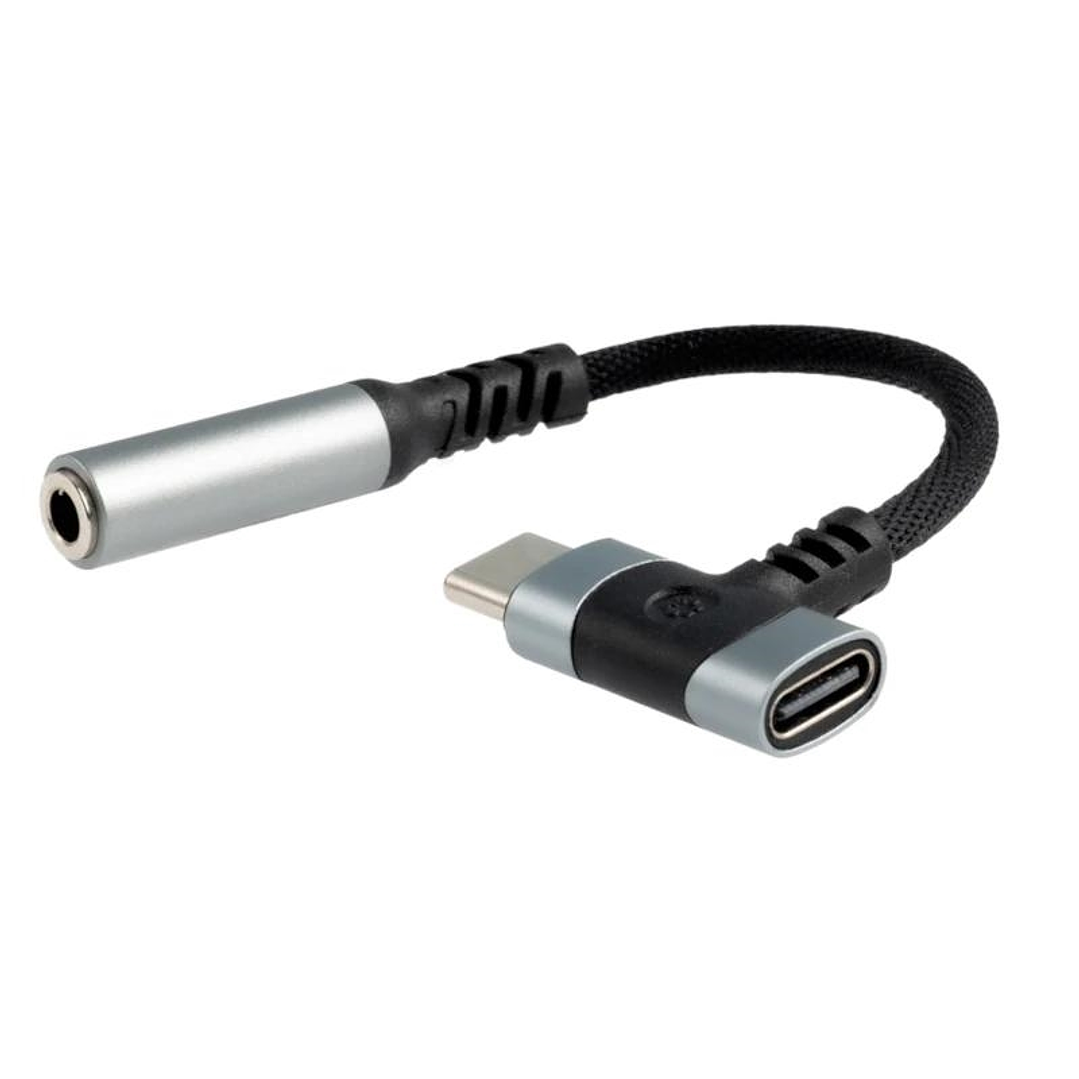 Nanocable Cable Adap. USB-C/M-AUDIO3.5/H+USB/H 1