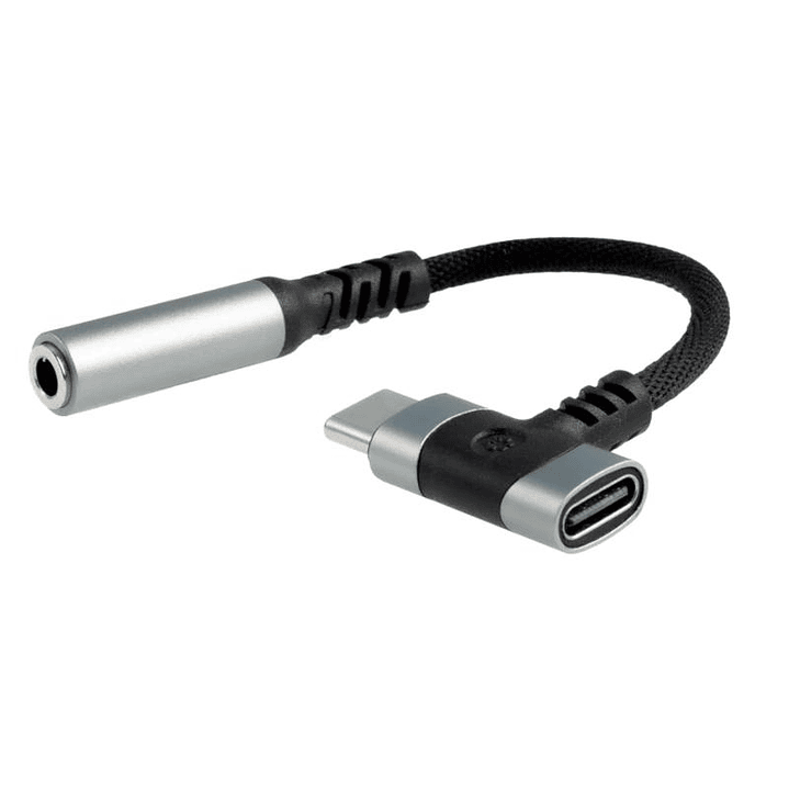Nanocable Cable Adap. USB-C/M-AUDIO3.5/H+USB/H 1