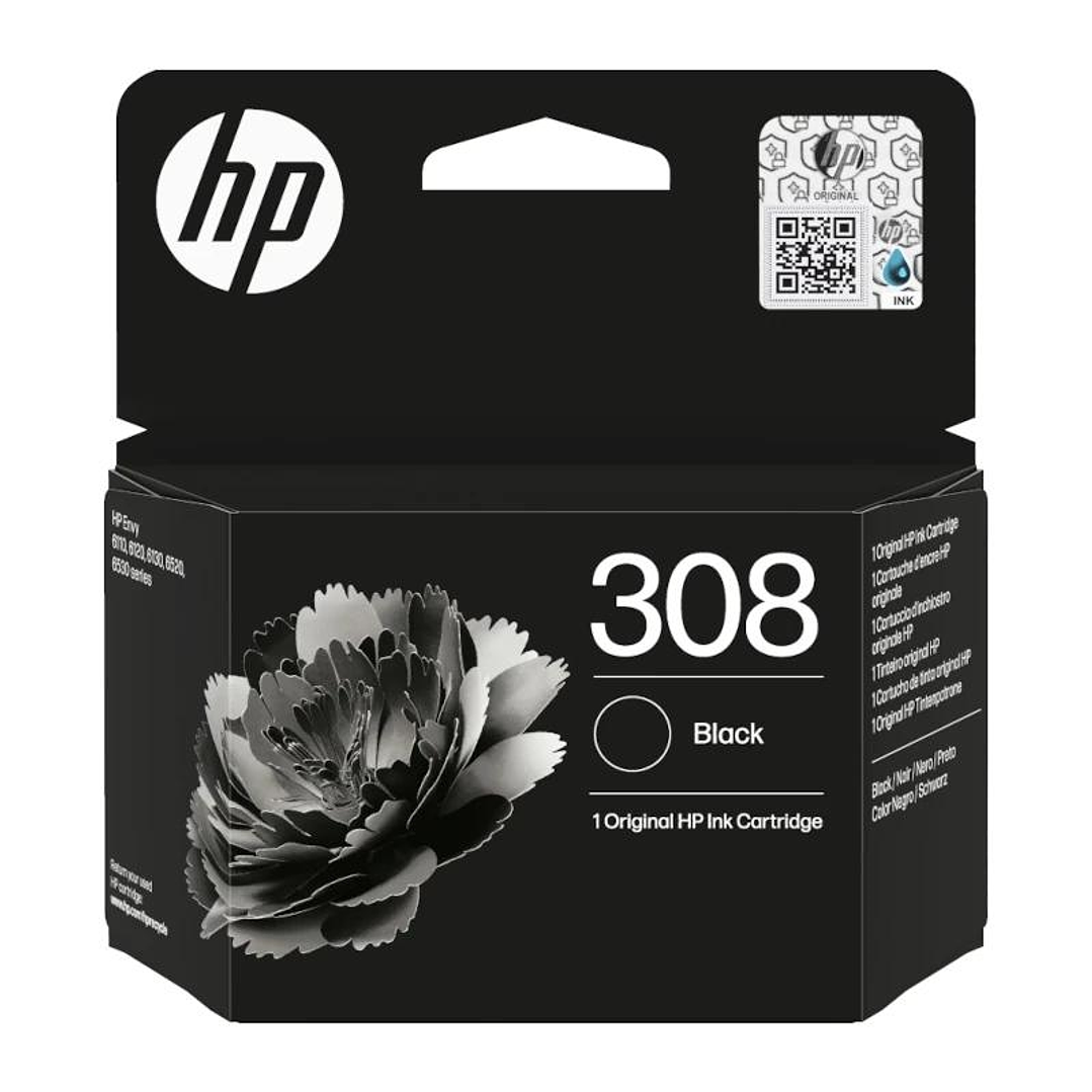 HP Cartucho 308 Negro 1