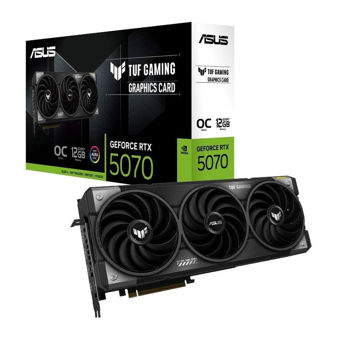 ASUS VGA NVIDIA TUF RTX 5070 O12G GAMING 12G DDR7 1
