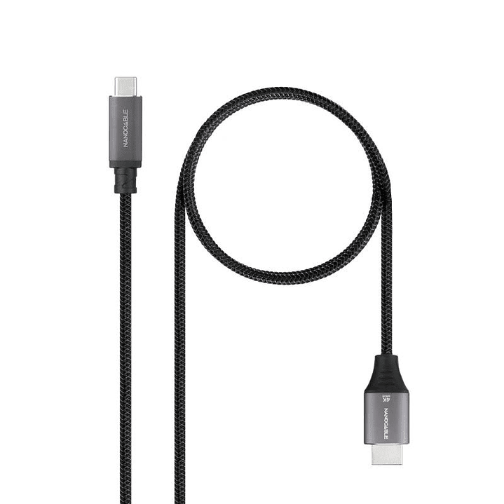 Nanocable Cable USB-C/M -HDMI/M 2.0 4K 60Hz 1.8M 2