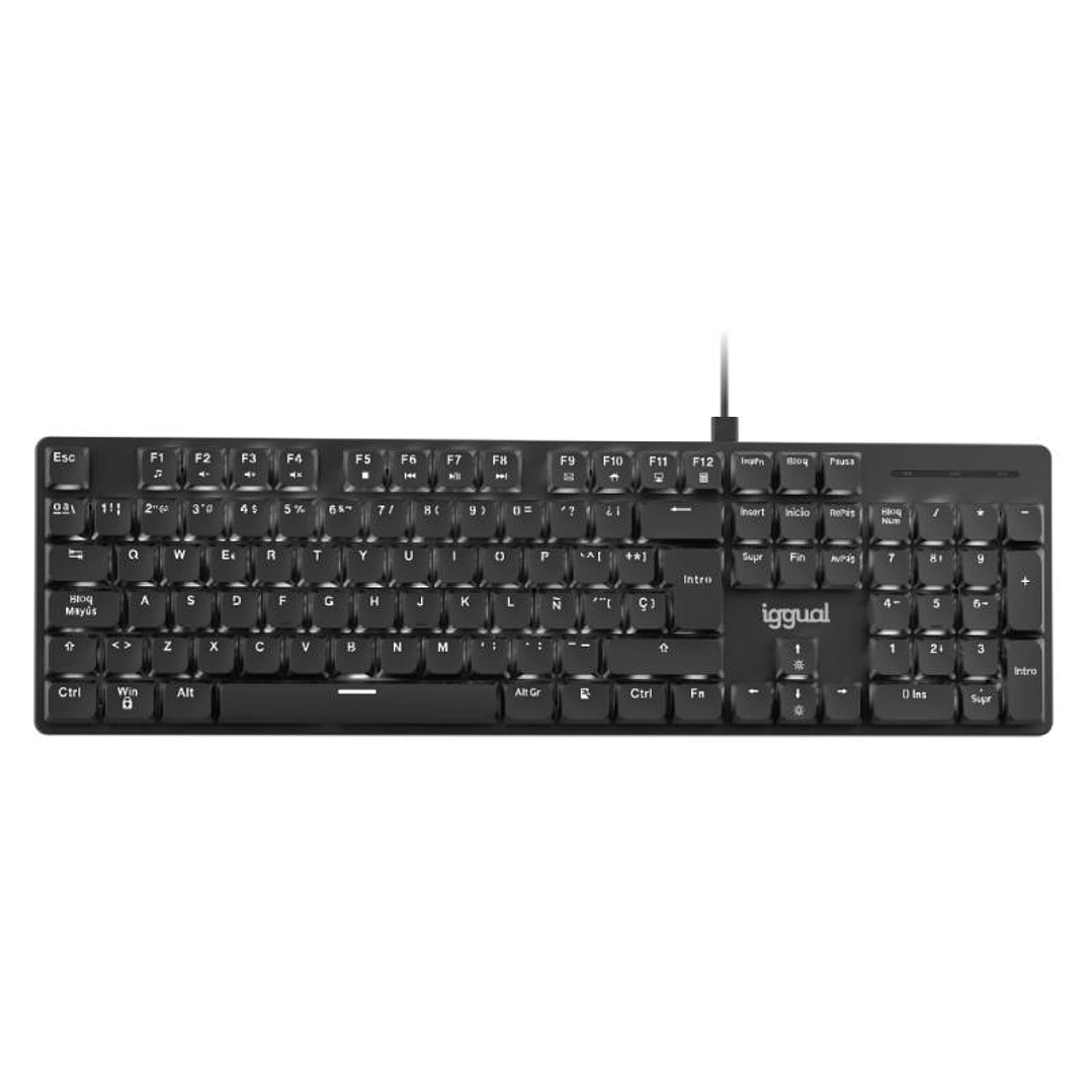 iggual Teclado USB mecánico CK-MECHA-105T negro 1