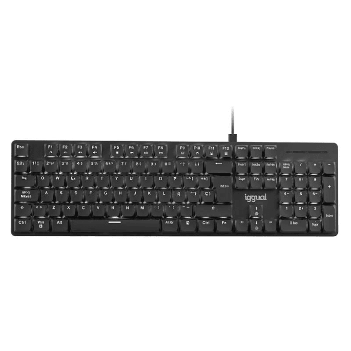 iggual Teclado USB mecánico CK-MECHA-105T negro 1