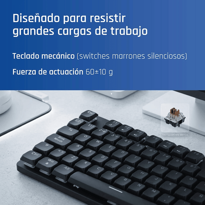 iggual Teclado USB mecánico CK-MECHA-105T negro 2
