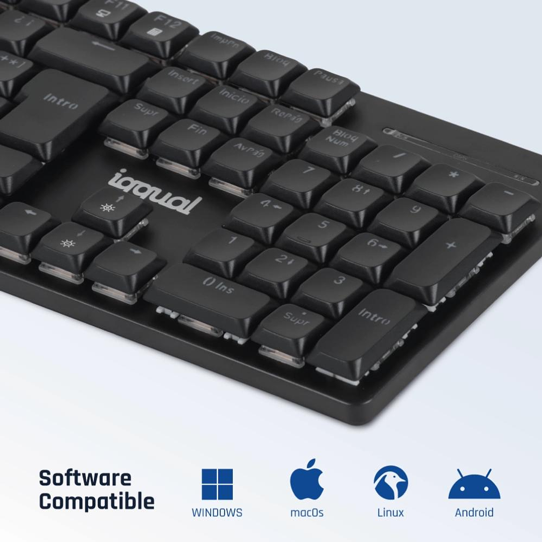 iggual Teclado USB mecánico CK-MECHA-105T negro 4