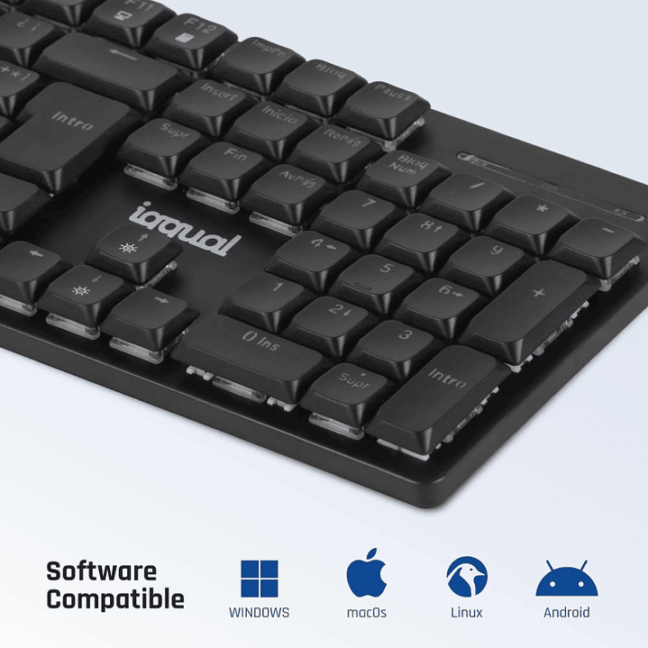 iggual Teclado USB mecánico CK-MECHA-105T negro 4
