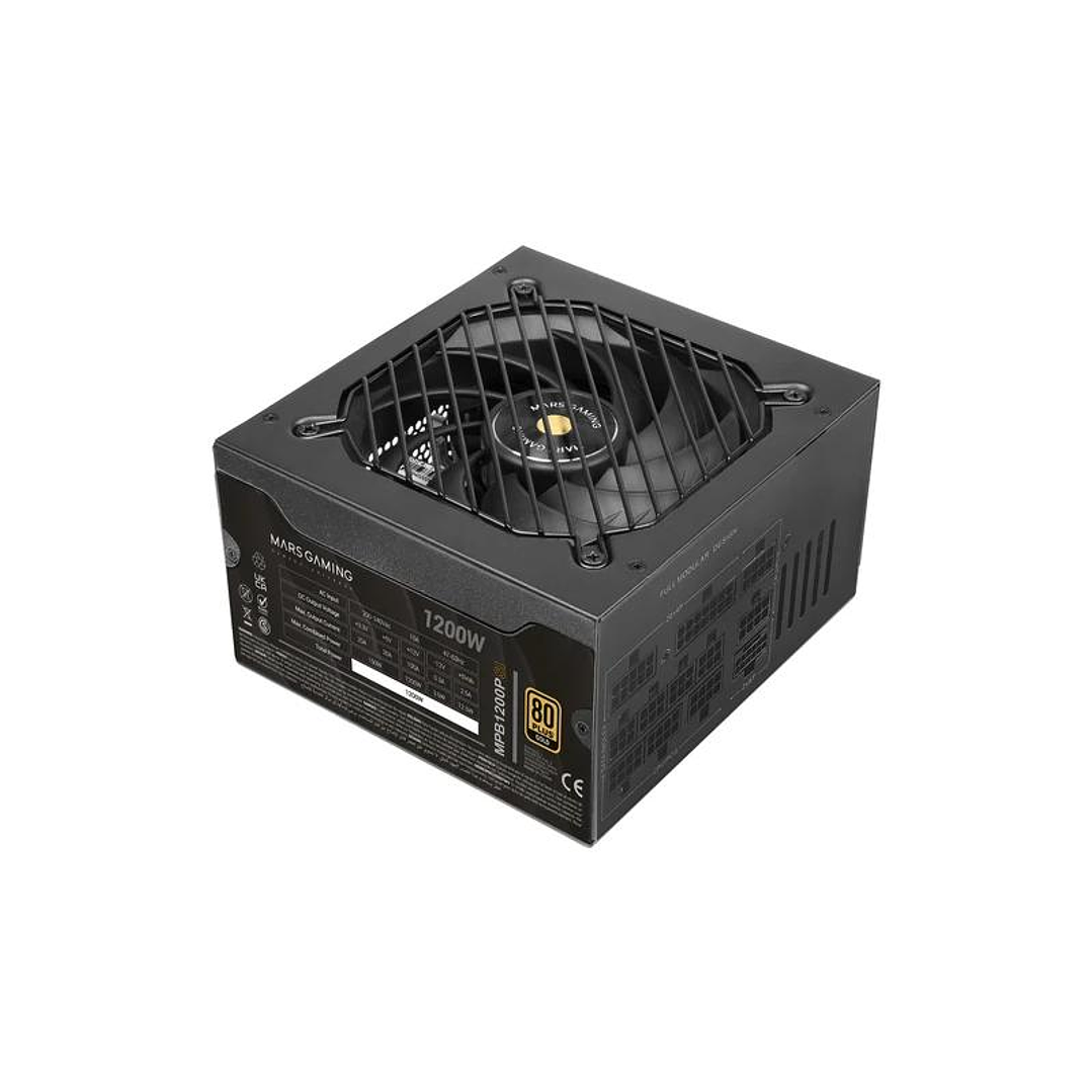 Mars Gaming Fuente MPB1200PSI 1200W 80Plus Gold Ng 3