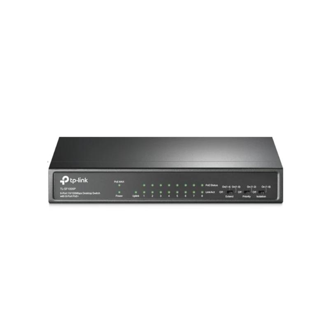 TP-Link TL-SF1009P Switch 8x10/100 Poe+ 1x10/100 1