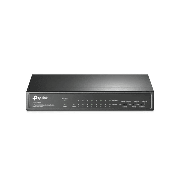 TP-Link TL-SF1009P Switch 8x10/100 Poe+ 1x10/100 1