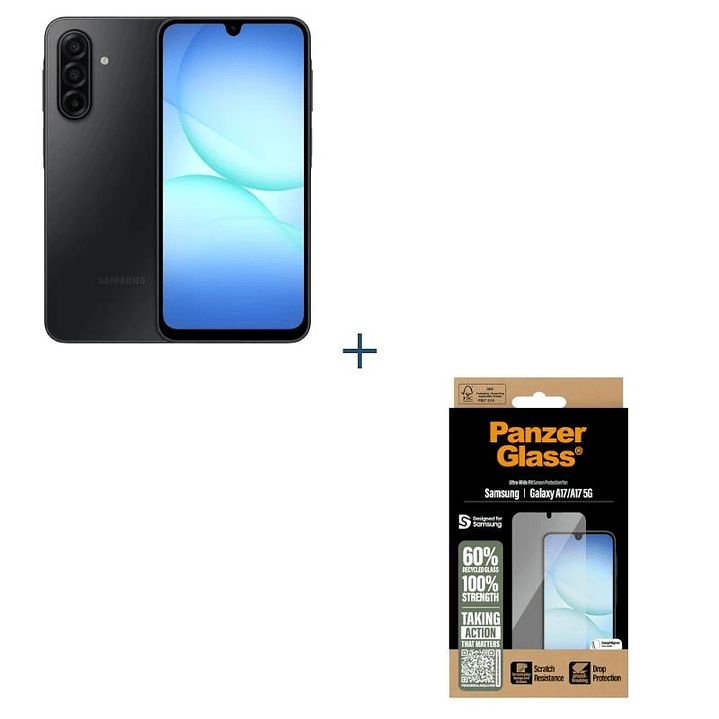 Samsung Galaxy A17 5G 128GB 4GB Negro+Prot Panzer 1
