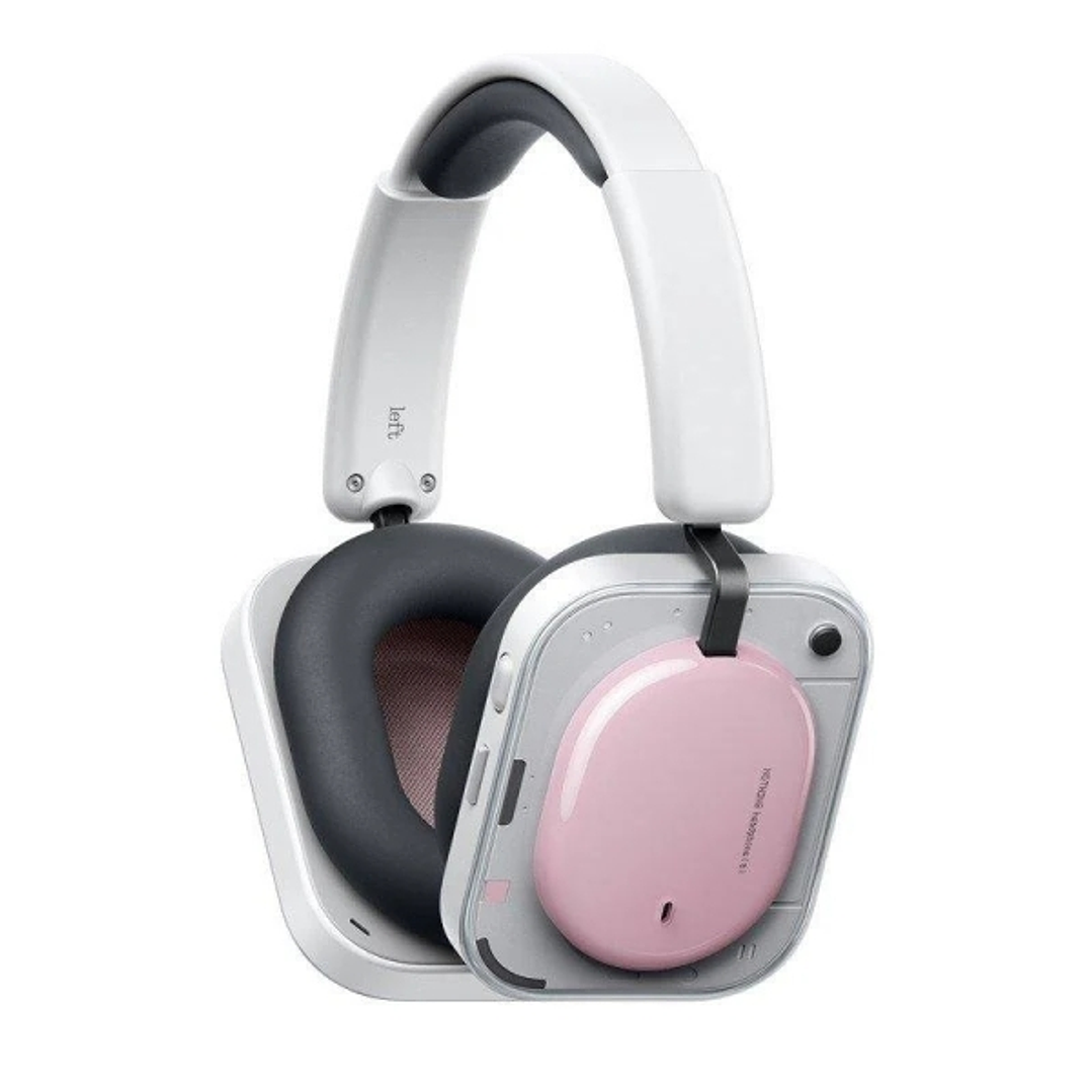 Nothing Headphone (a) Auriculares Bluetooth - Cancelacion de Ruido ANC - Driver 40mm - Hasta 135 Horas Reproduccion - Color Rosa 1