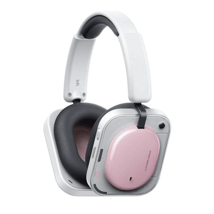 Nothing Headphone (a) Auriculares Bluetooth - Cancelacion de Ruido ANC - Driver 40mm - Hasta 135 Horas Reproduccion - Color Rosa 1