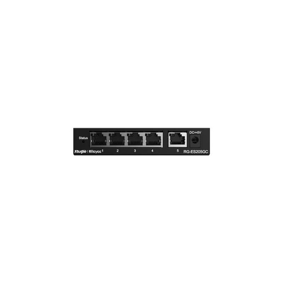 Reyee 5-Port Gigabit Smart Switch, 5 Gigabit RJ45 1