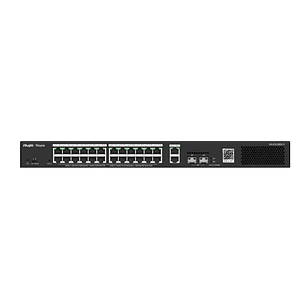 Reyee 28-Port Gigabit Smart POE Switch, 24 PoE/POE