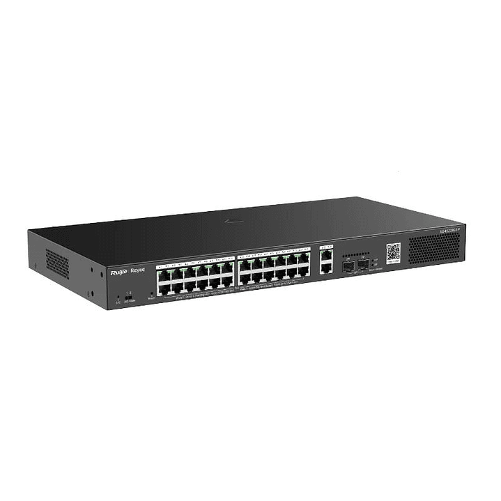 Reyee 28-Port Gigabit Smart POE Switch, 24 PoE/POE 2