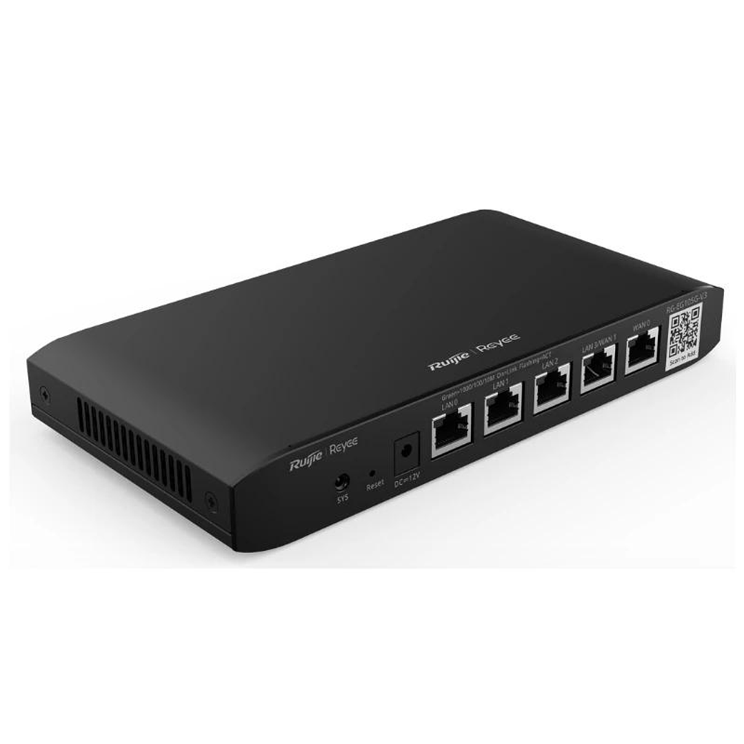 Reyee 5-Port Gigabit Cloud-Managed Router, 5 x 1GE 2