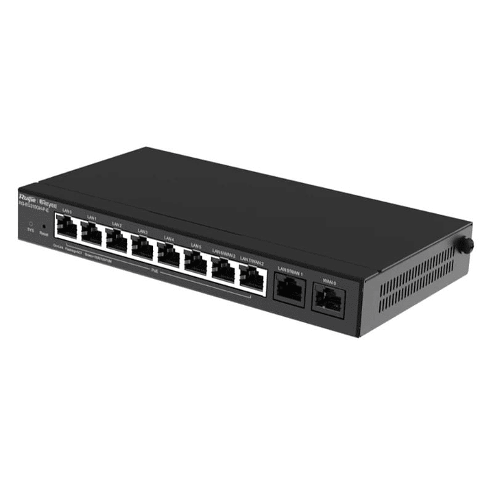 Reyee Desktop 10-port full gigabit router, providi 3