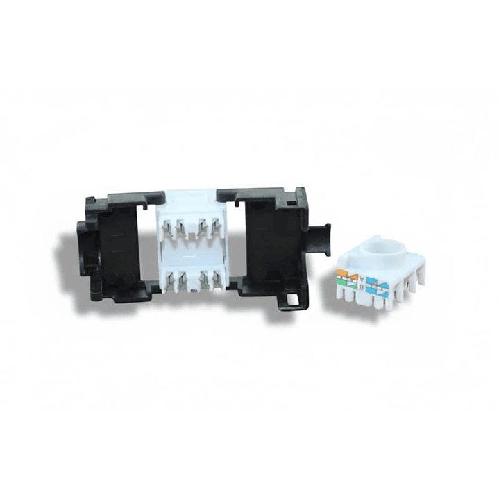 2LAN Conector RJ45 CAT.6 UTP Hembra TOOLESS 180º. 3