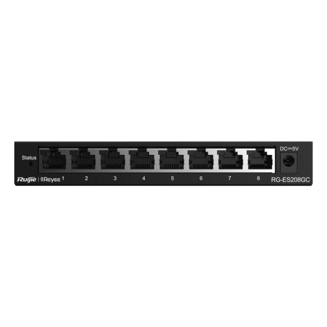 Reyee 8-Port Gigabit Smart Switch, 8 Gigabit RJ45 1