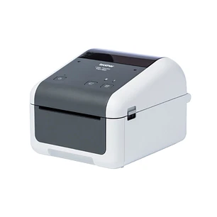 Brother TD-4425DN Impresora Termica de Etiquetas - Resolucion 203ppp - Velocidad 203mms - Conectividad de Red Integrada - Color Blanco/Gris