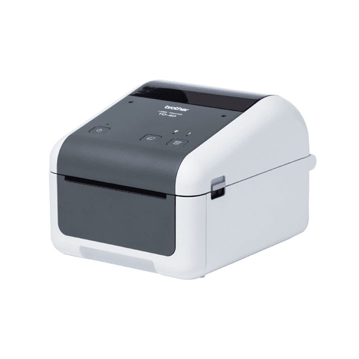 Brother TD-4215D Impresora Termica de Etiquetas USB - Resolucion 203ppp - Velocidad 152,4mms - Color Blanco/Gris 1