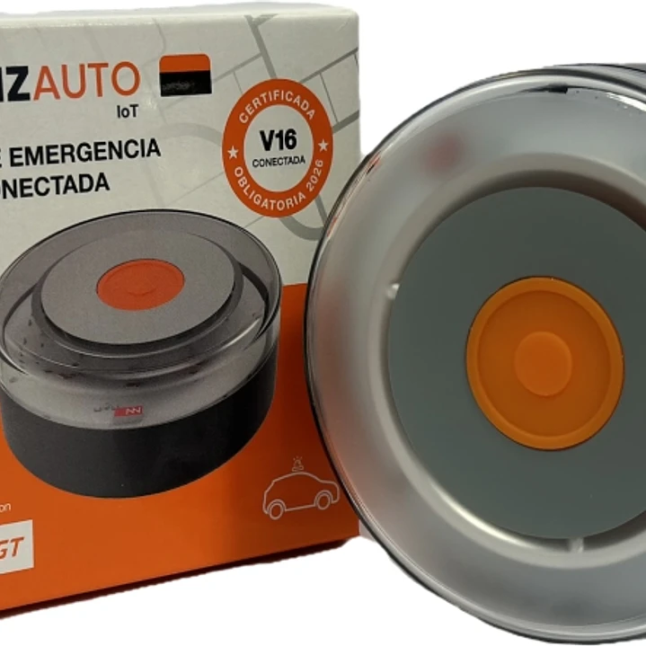 Balizauto IoT Baliza de Señalizacion de Emergencia V16 Conectada con DGT - Proteccion IP54 - Datos hasta Enero 2038 1