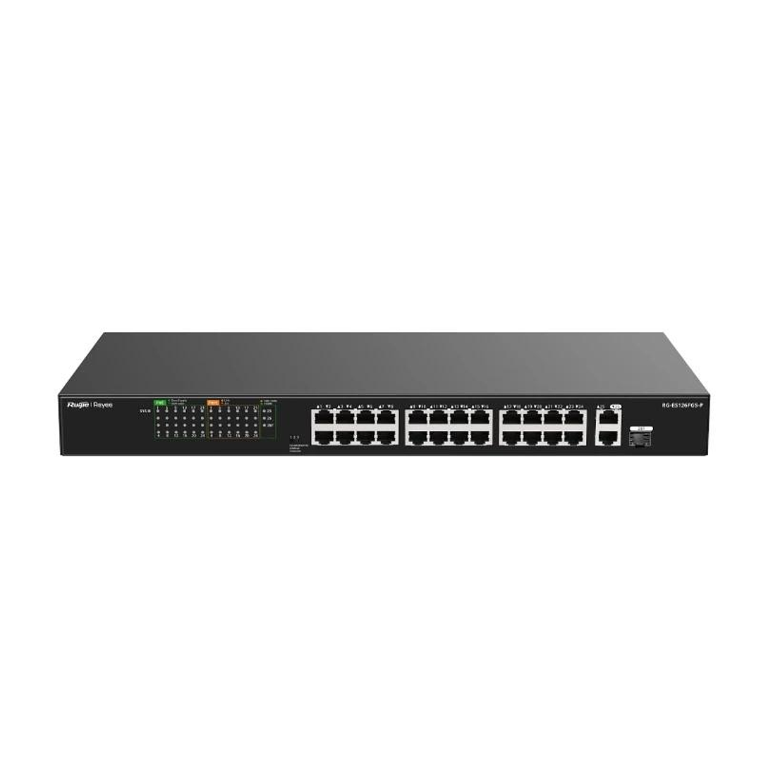 Reyee 24-Port 100Mbps + 1 Uplink Port 1000Mbps + 1 1