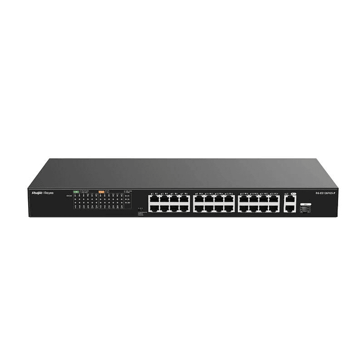 Reyee 24-Port 100Mbps + 1 Uplink Port 1000Mbps + 1 1