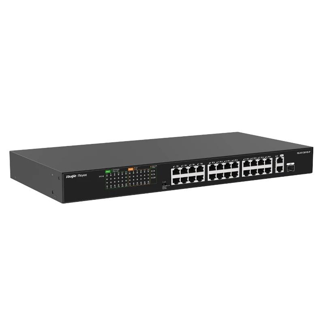 Reyee 24-Port 100Mbps + 1 Uplink Port 1000Mbps + 1 2