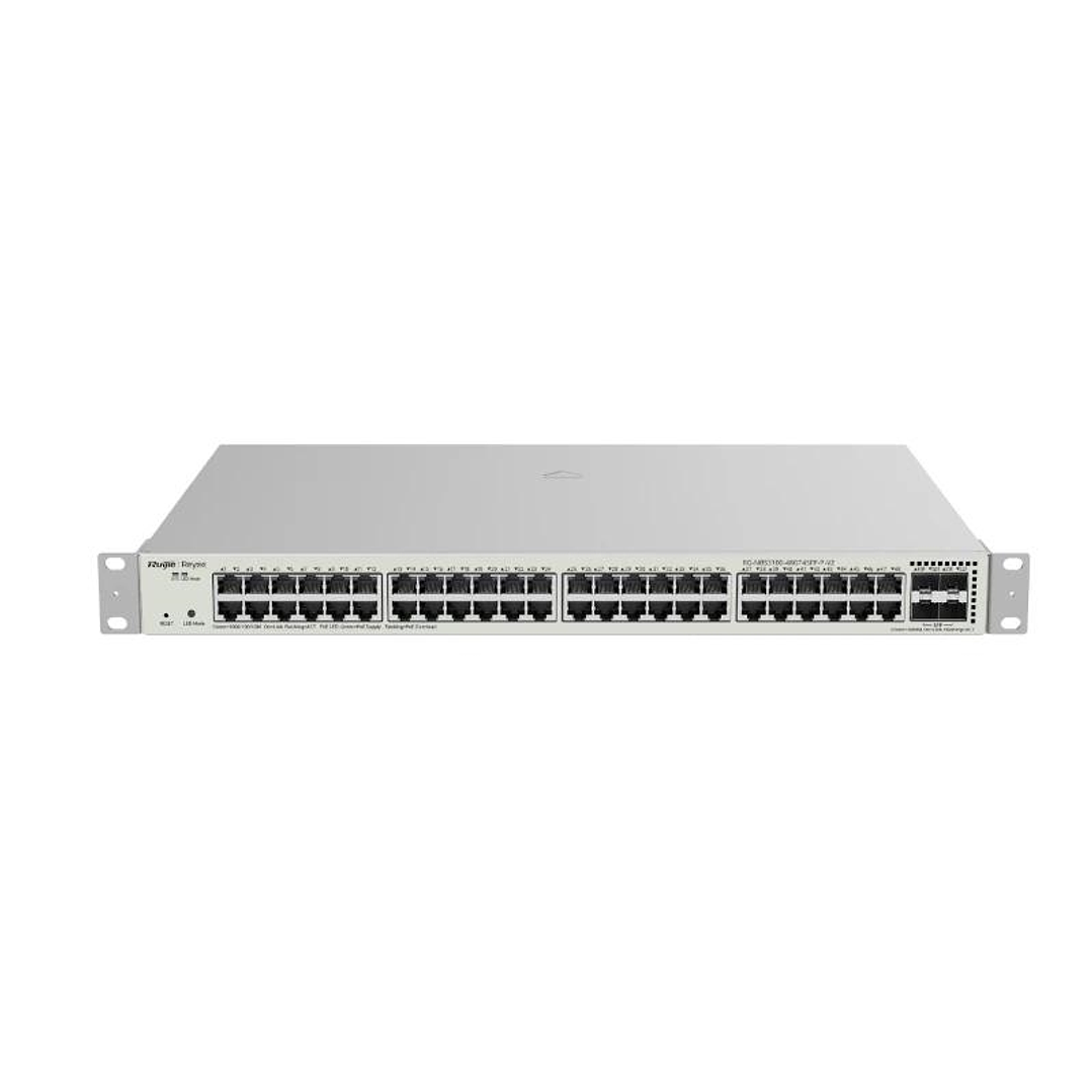 Reyee 48-Port 10G L2 Managed POE Switch, 48 Gigabi 1