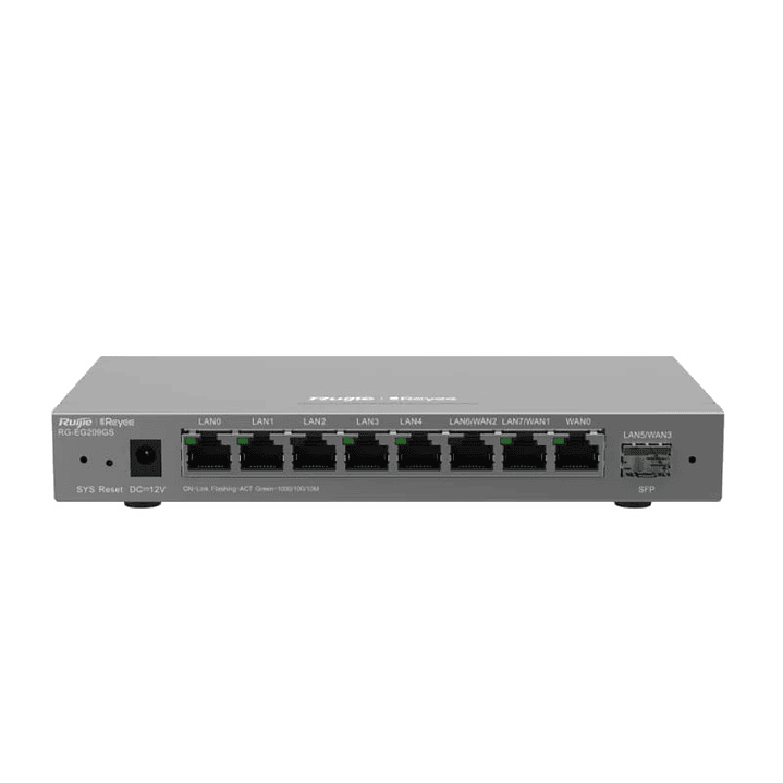 Reyee Desktop 9-port cloud management router , inc 1
