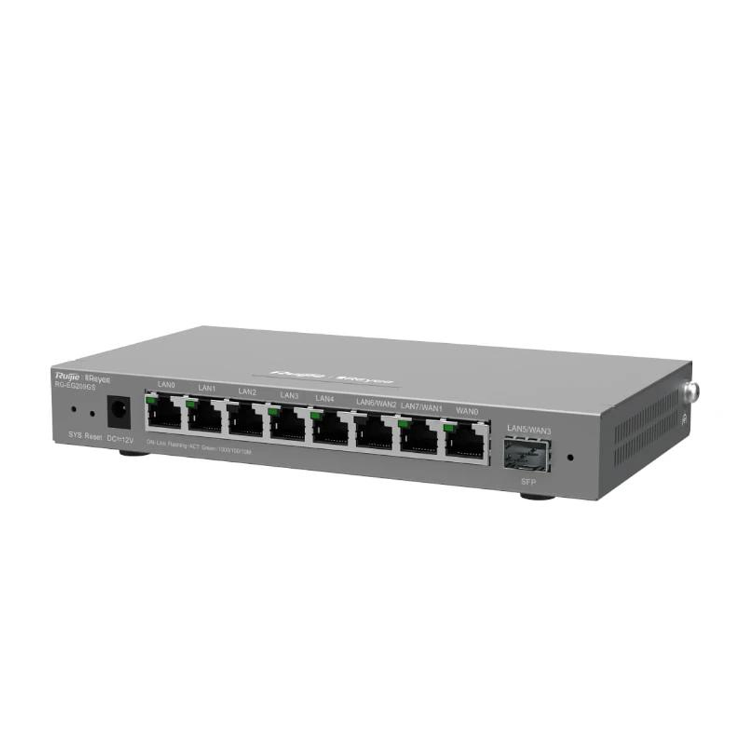Reyee Desktop 9-port cloud management router , inc 2