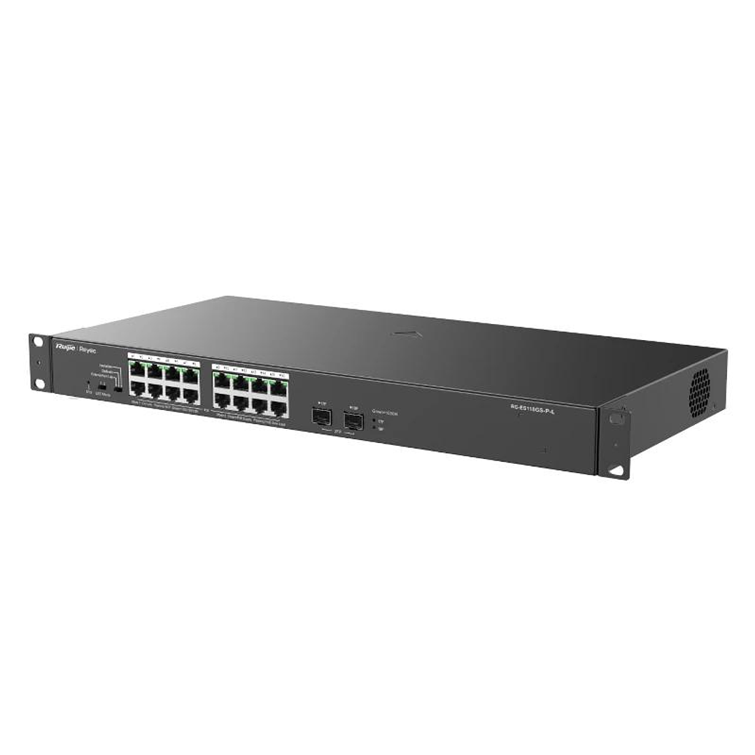 Reyee 16-Port 1000Mbps + 2 Gigabit SFP Ports, 16 o 2