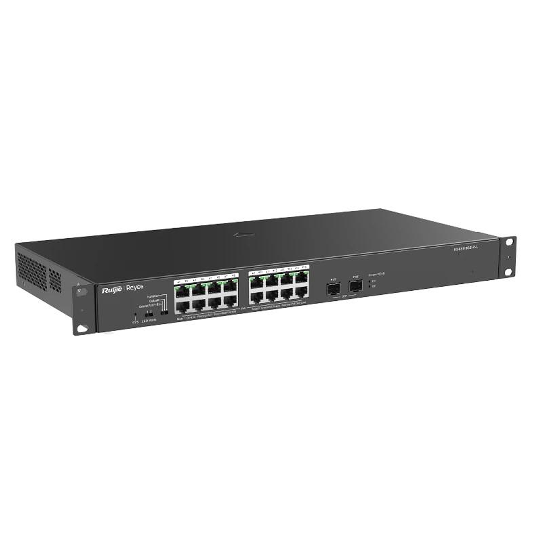 Reyee 16-Port 1000Mbps + 2 Gigabit SFP Ports, 16 o 3