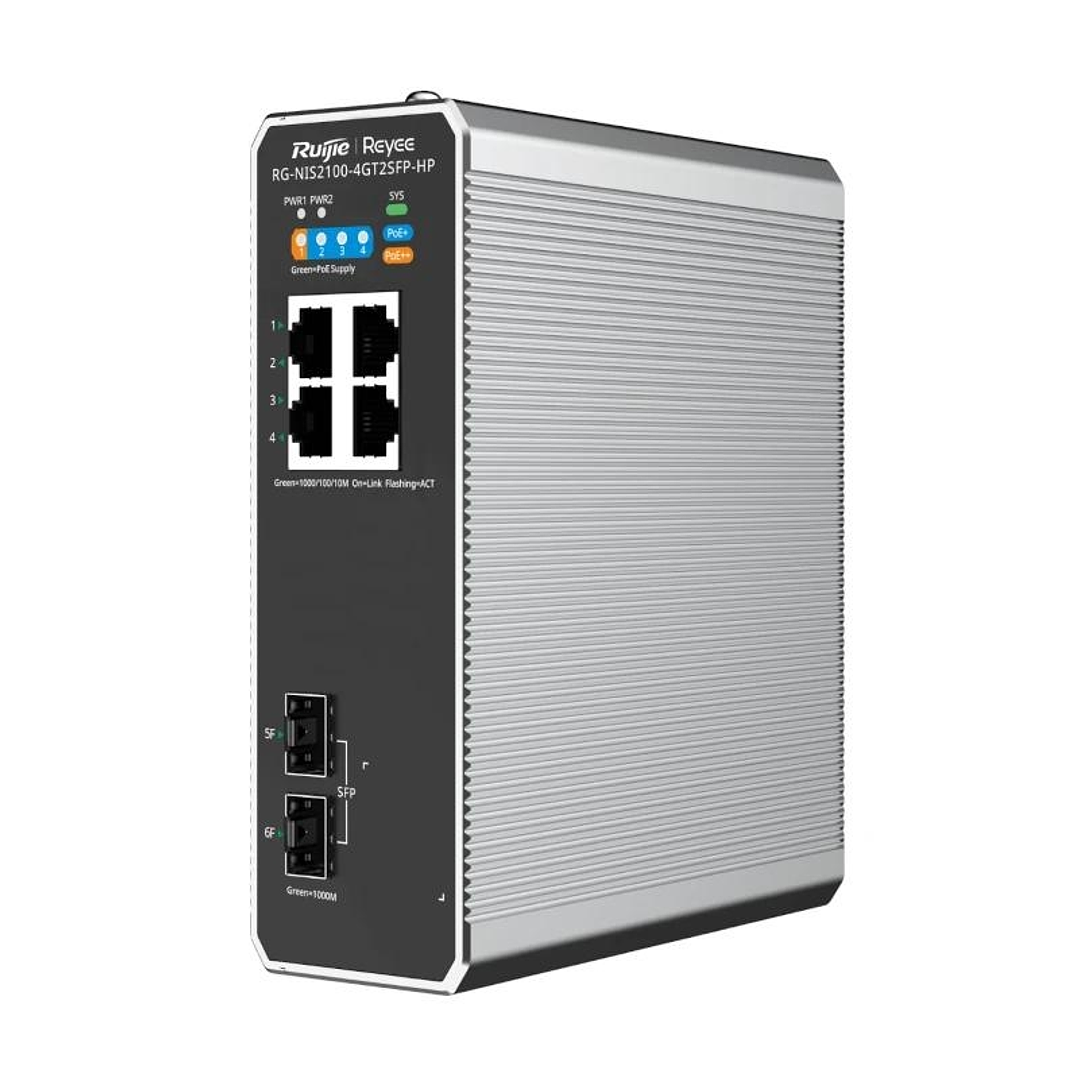 Reyee 4-Port RJ45 Gigabit and 2-Port SFP Cloud Man 1